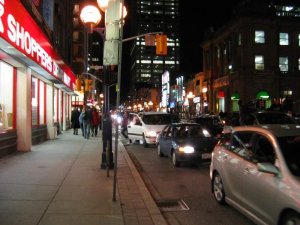 Downtown Toronto after Leafs won the Quarter Finals 29.JPG